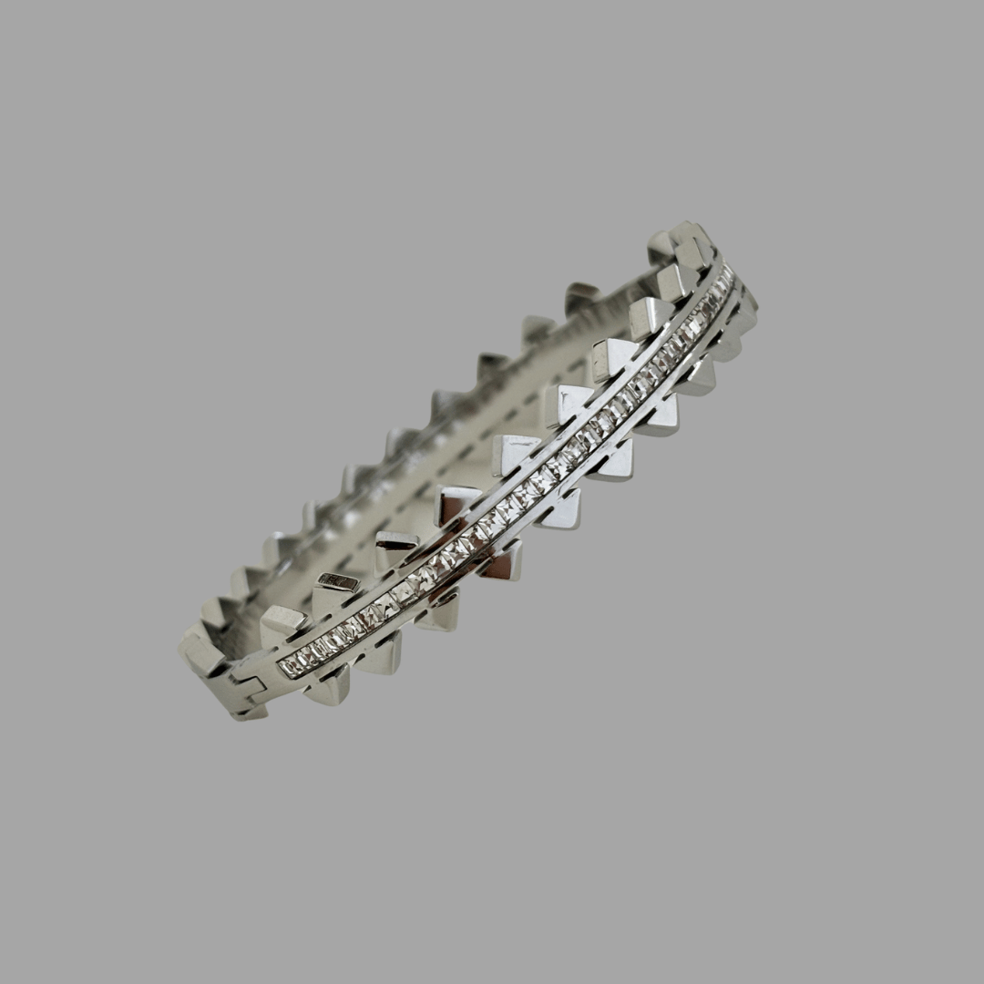 Aurora Glow Bangle Bracelet ( Available in Gold & Silver )