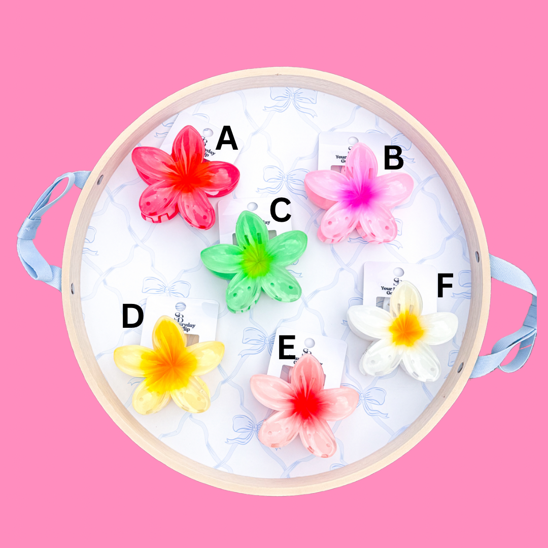 Tropical Hair Clips