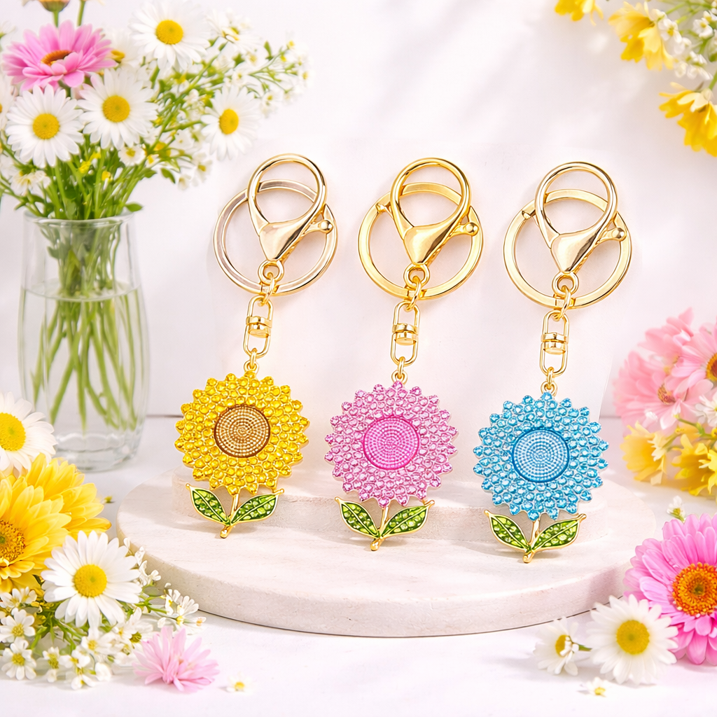 Sunflower Bag Charms