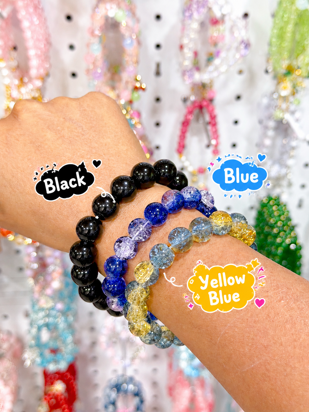 Glass Beaded Bracelet Collection