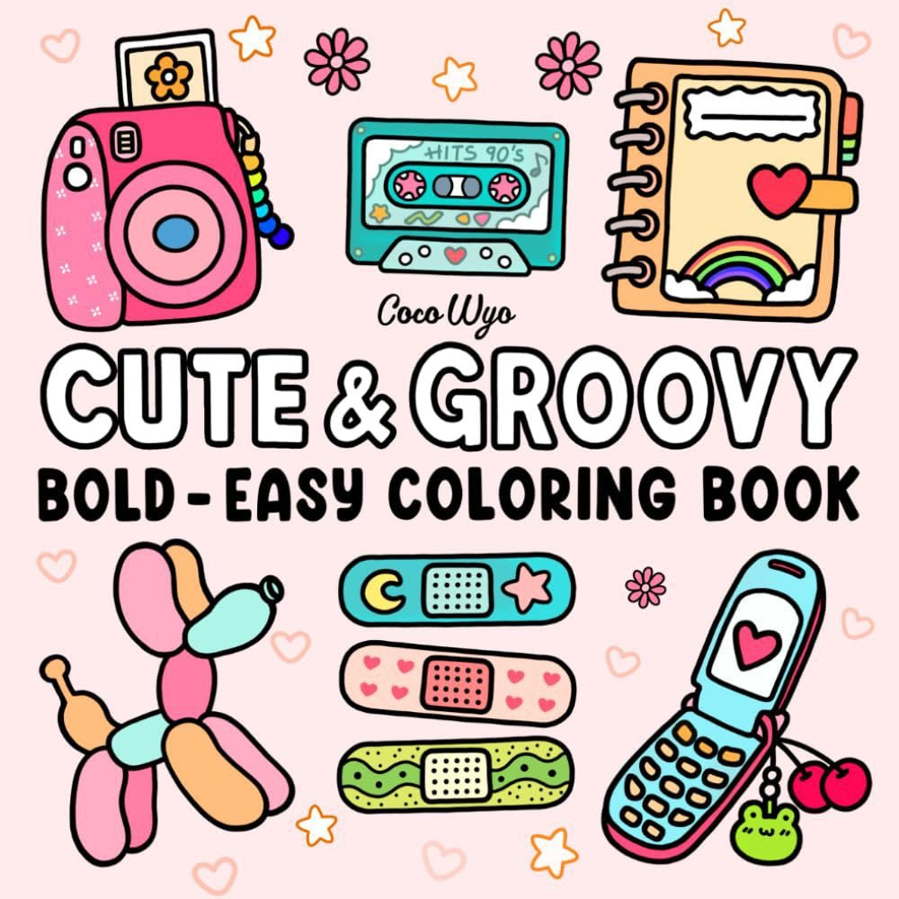 NEW COLORING BOOKS ( 12 Styles available )