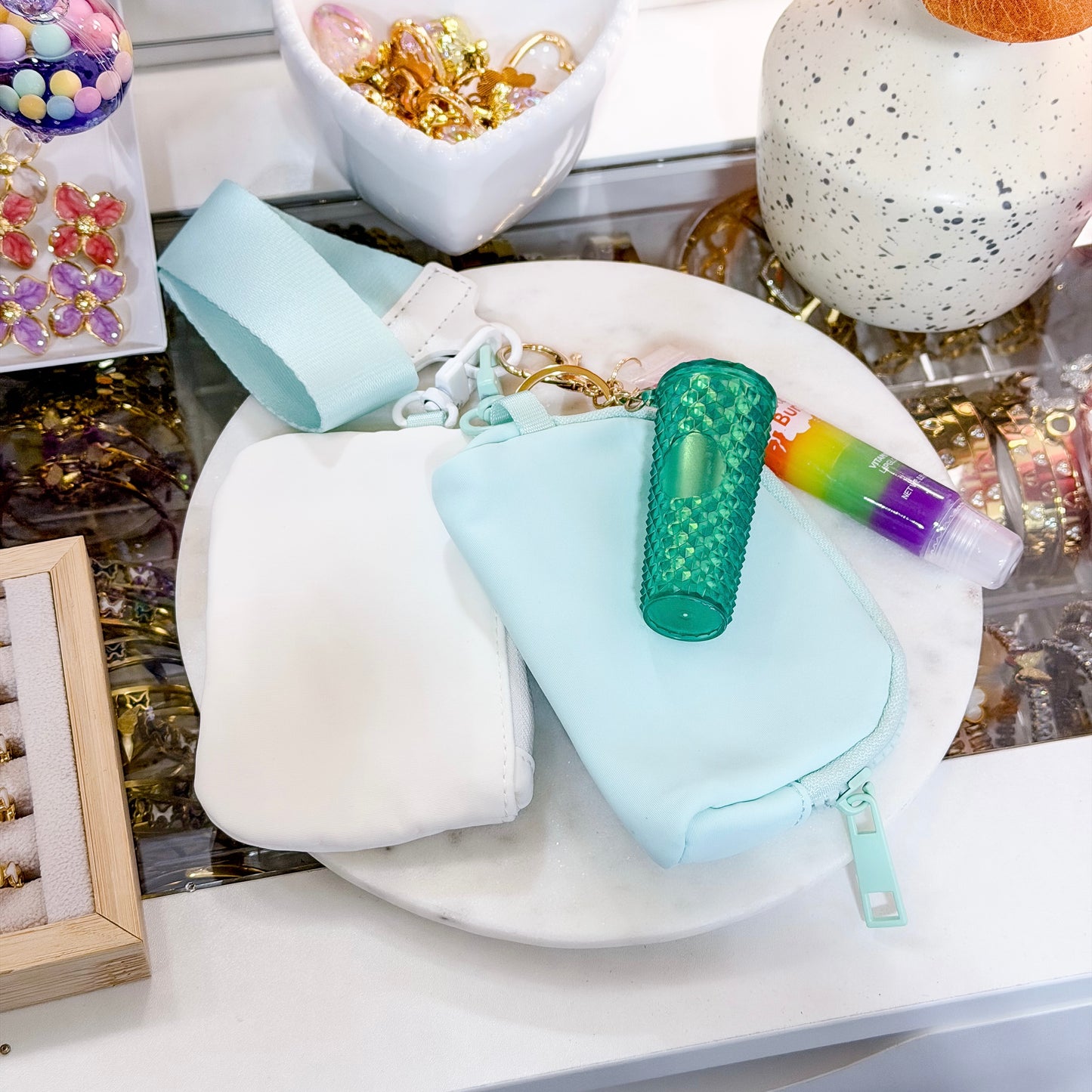 Wristlet Pouch Matching Sets Combo ( 4 colors available )