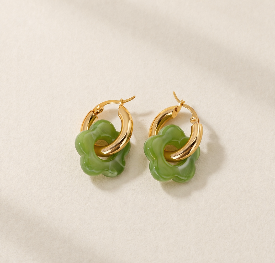 Bloom Hoops Earrings ( 8 colors available )