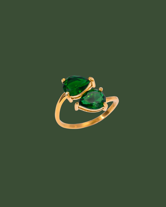Evergreen Adjustable Ring