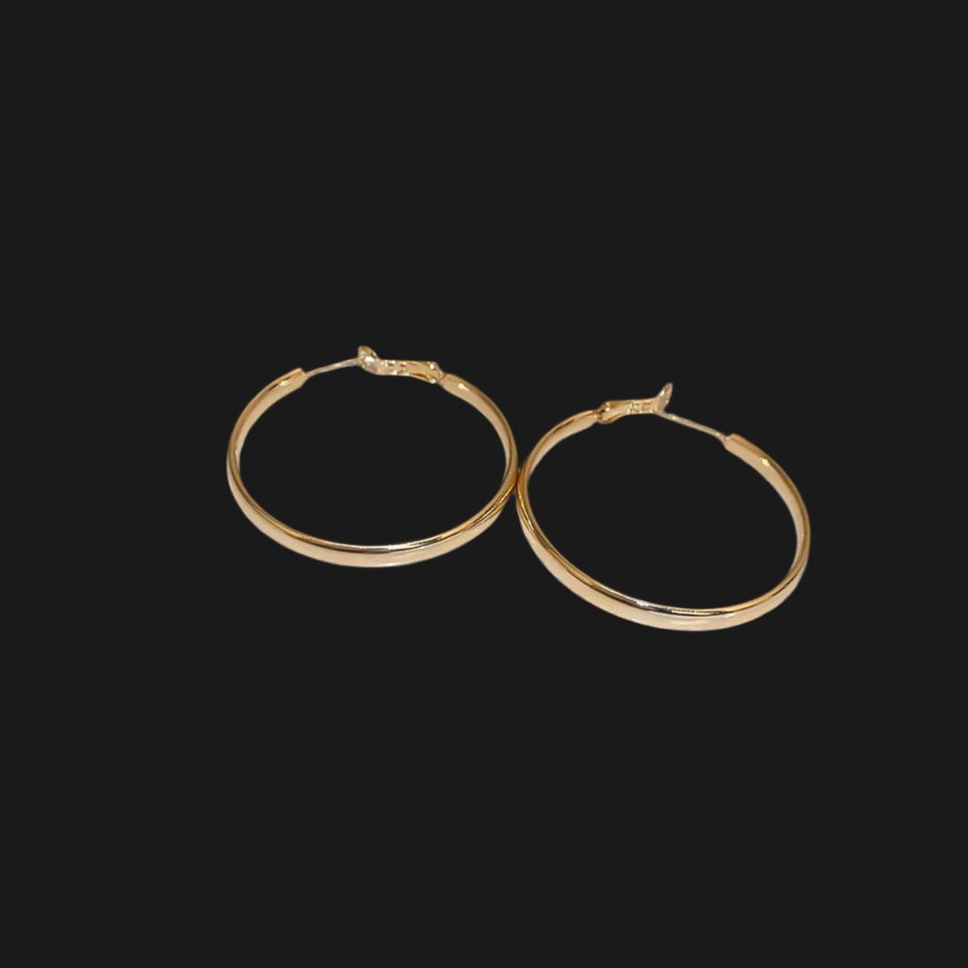Everyday Hoop Earrings - Tarnished Resistant