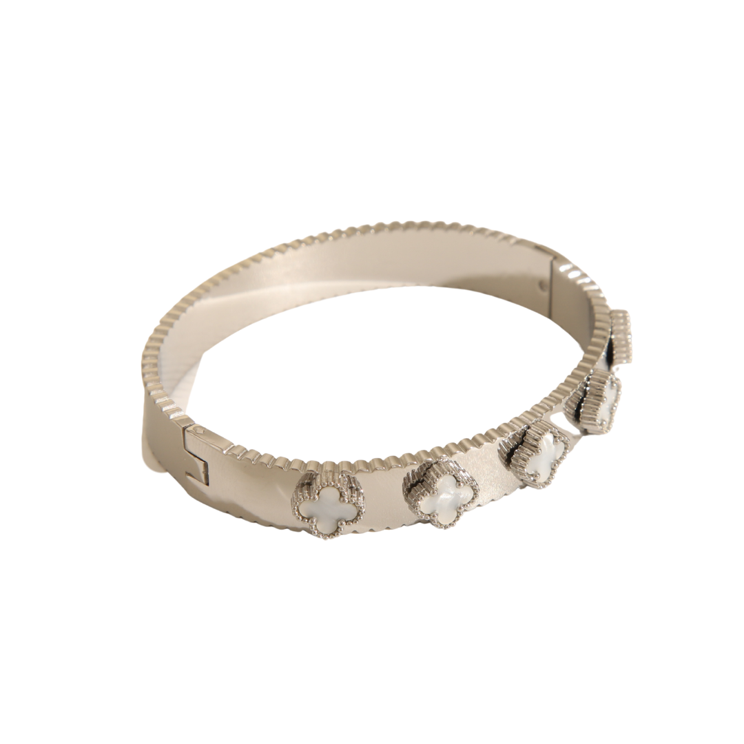 Make A Wish Silver Bangles - Tarnished Resistant | B-42