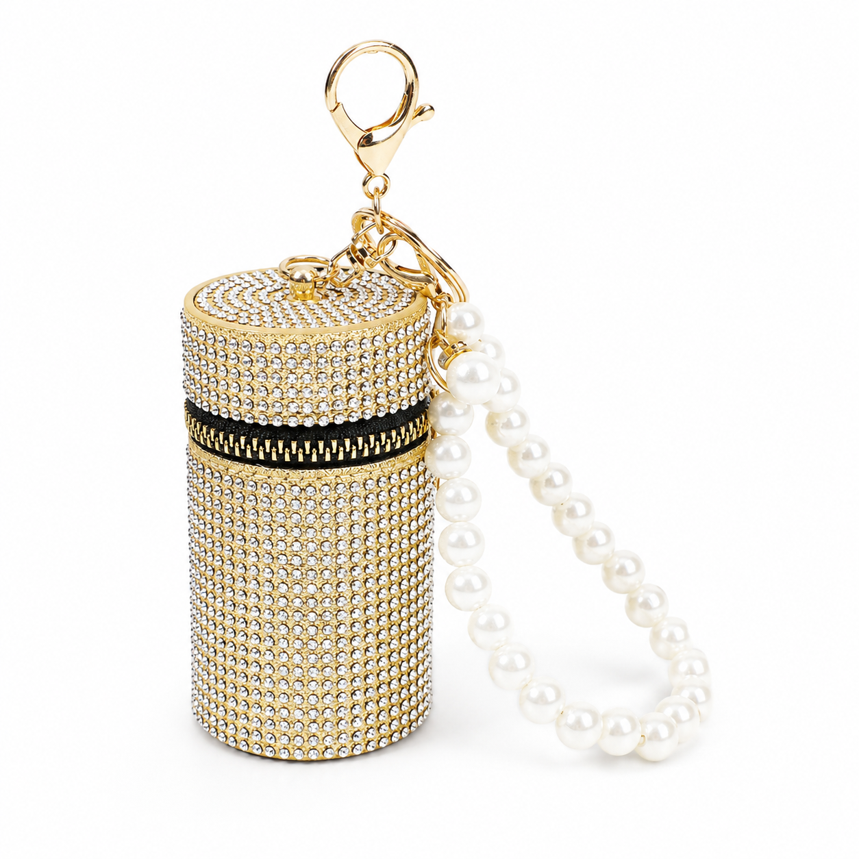 Glitzy Clip-On Bag Charm