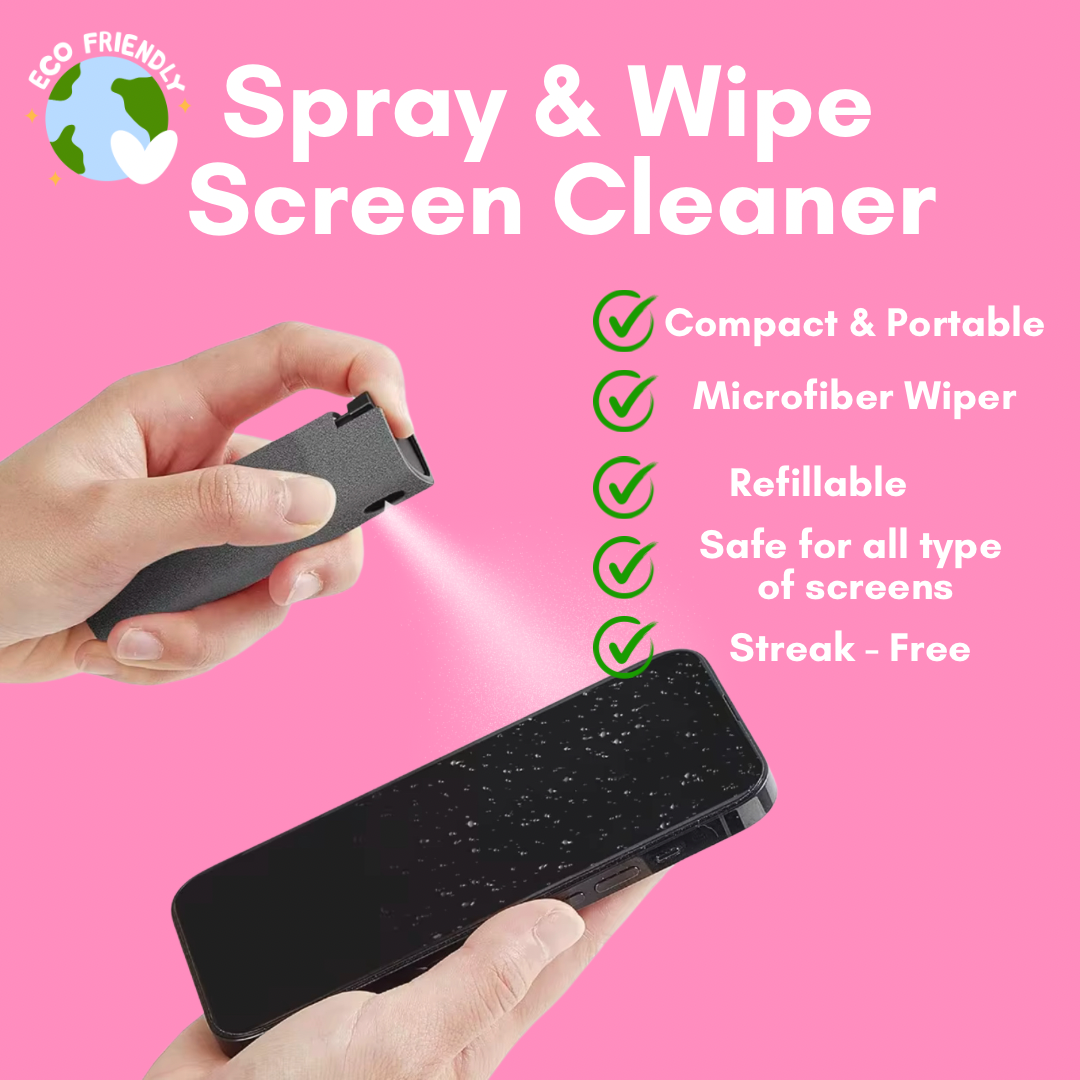 All In-One Spray & Wipe Screen Cleaner