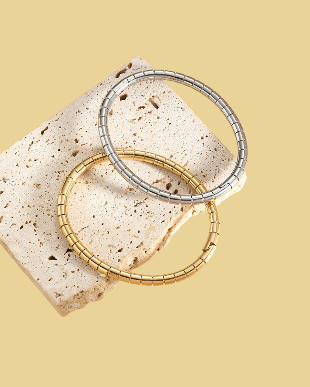 Stackable Bangle ( Gold & Silver )