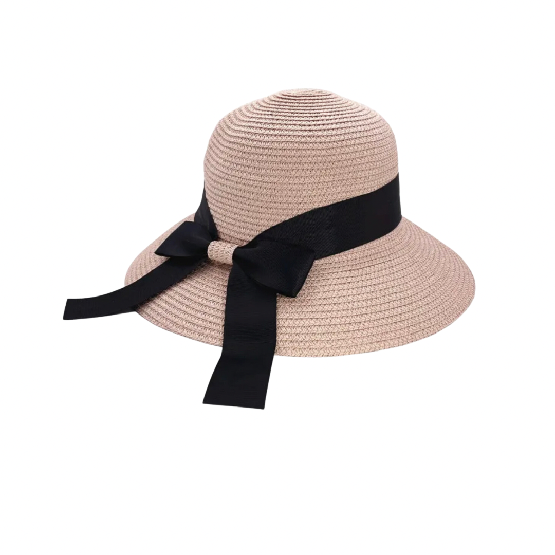 Straw Large Bow Hats