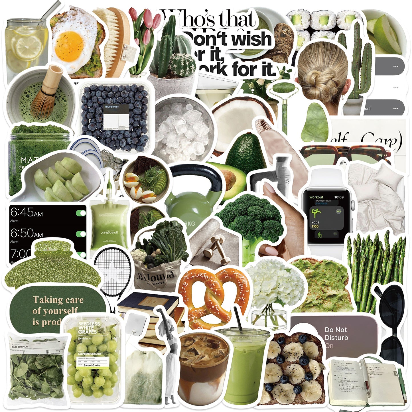 Clean Girl Wellness Sticker Pack