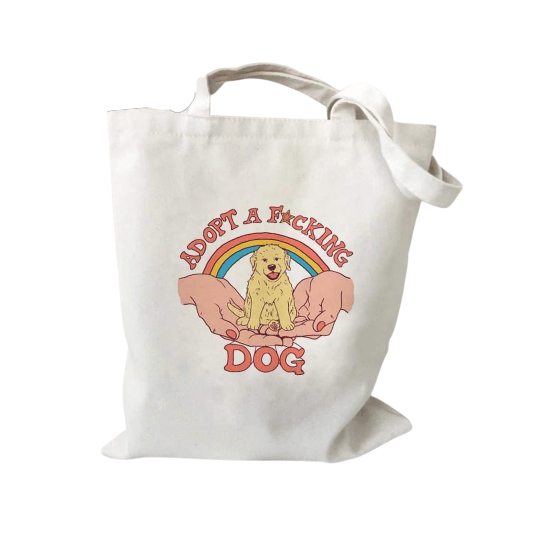 Adopt A Dog Tote Bag