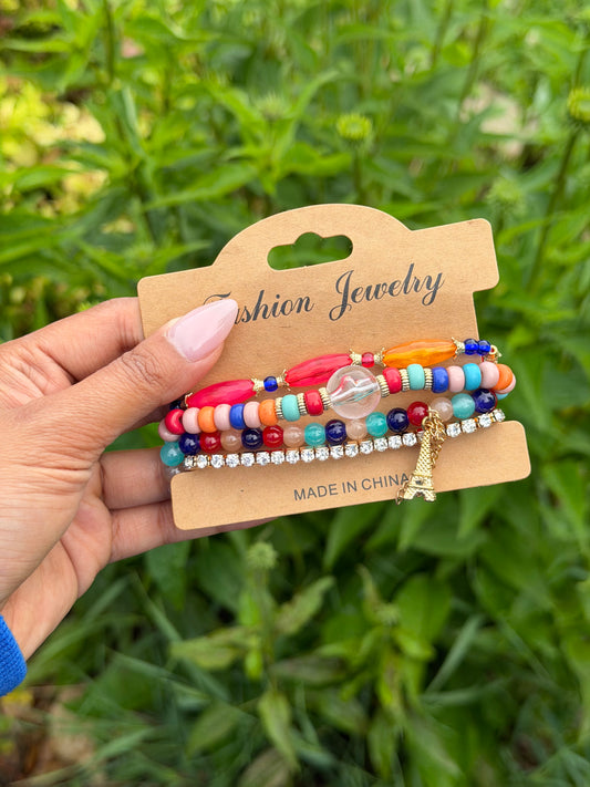Paris Layered Bracelets