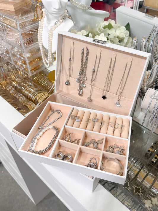 Double Layer Jewelry Box Organizer