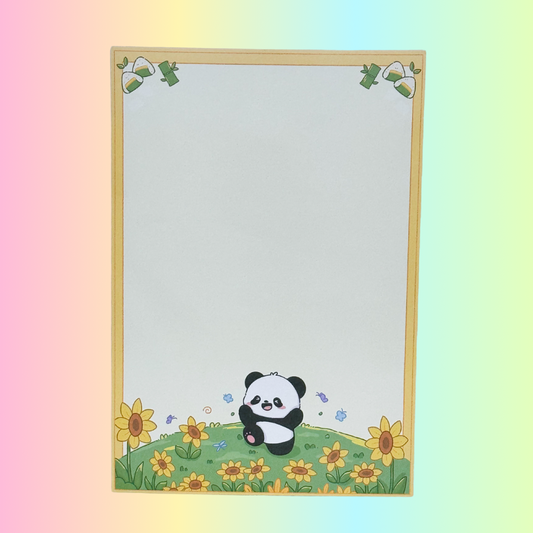 Sunny Panda Memo Pad