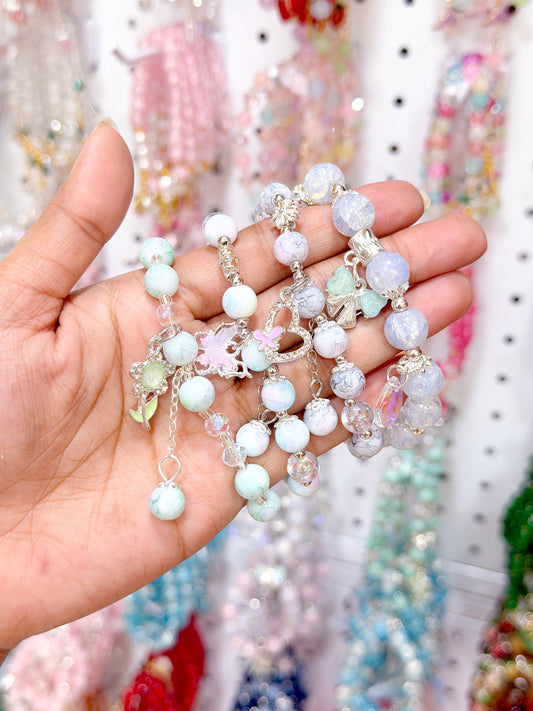 Moonstone Lucky Charm Beaded Bracelet