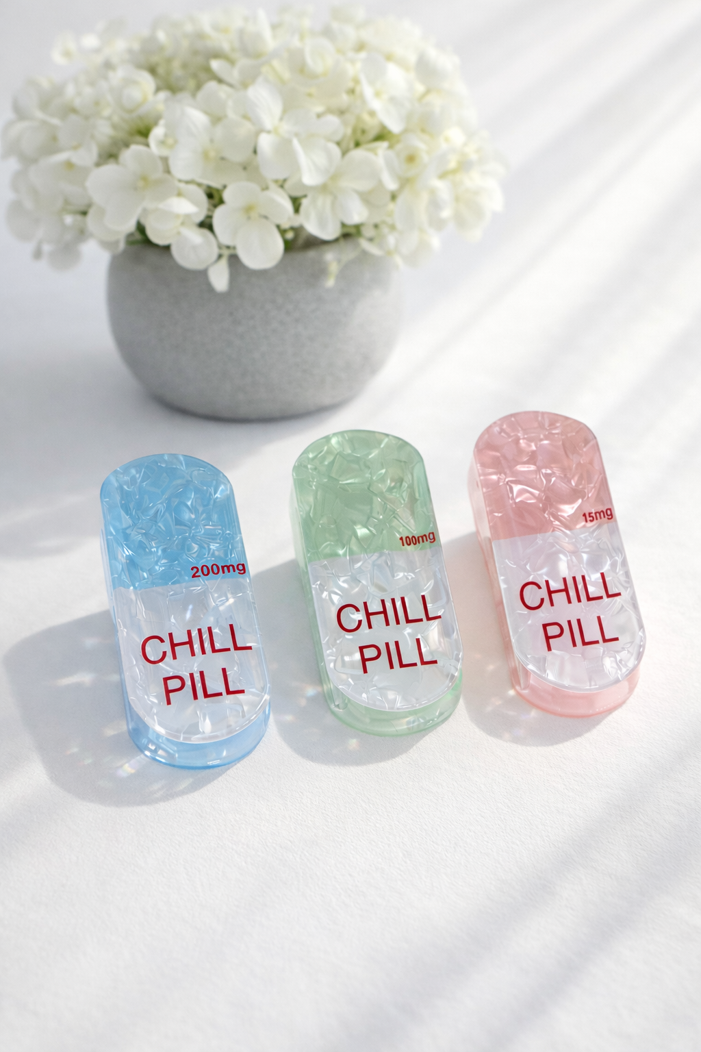 Chill Pill Hair Claw Clip