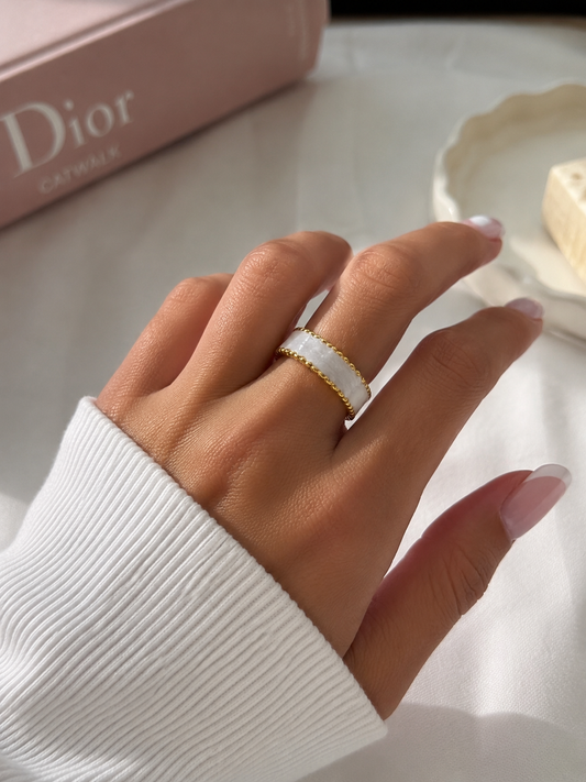 Ivory Coast Open Ring | Tarnish Resistant B-13