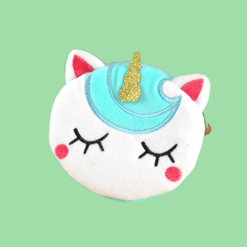 Unicorn Coin Plush Pouch