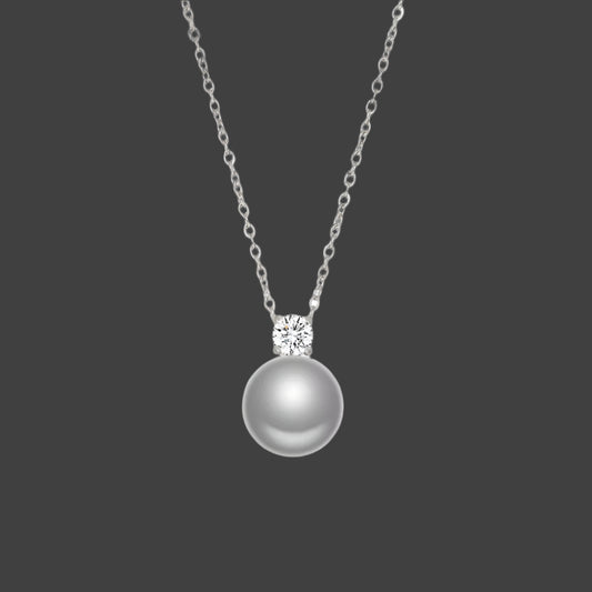Grey Pearl Necklace