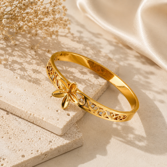 Flora Chunky Bangle