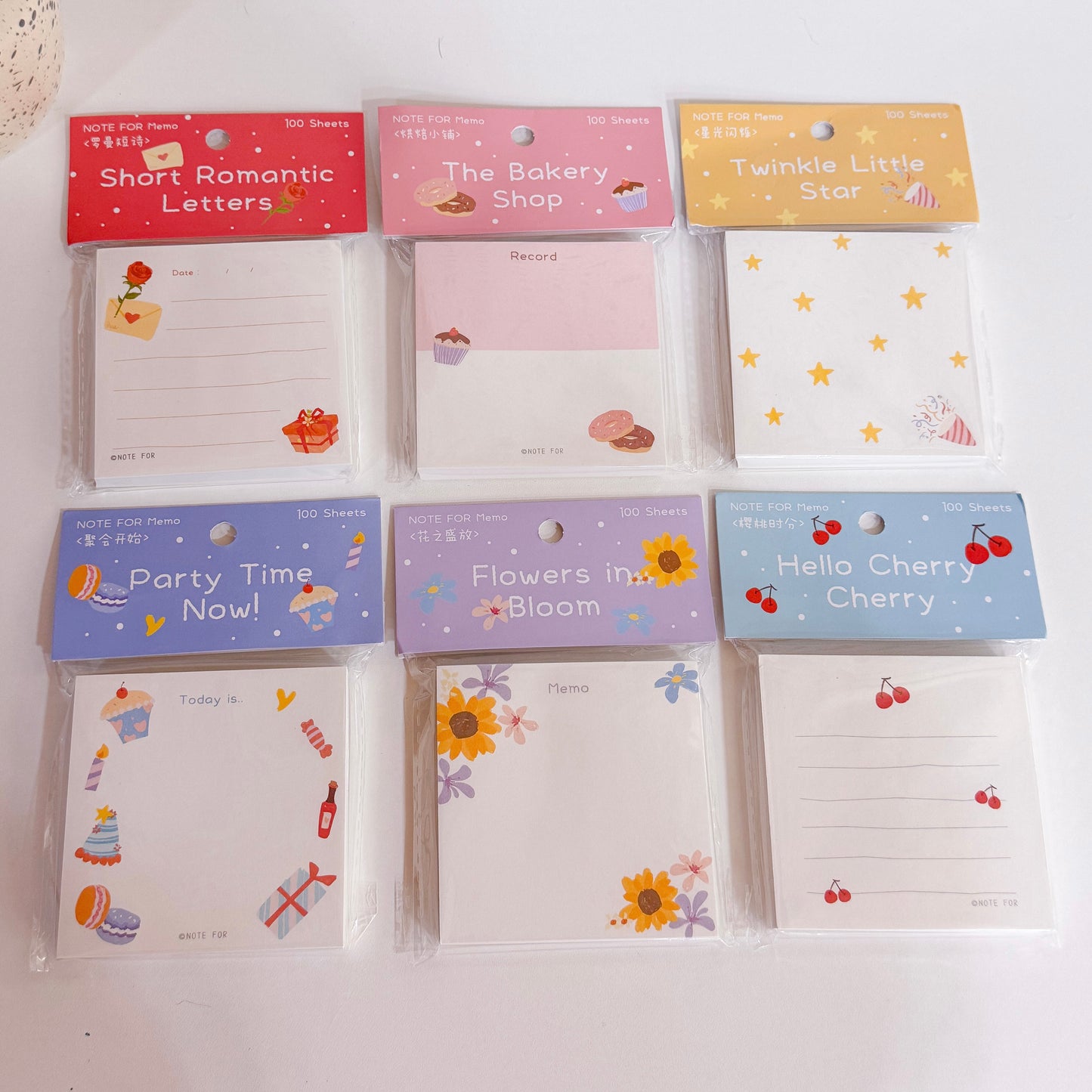 100 Sheets Notepads ( 6 Styles Available )