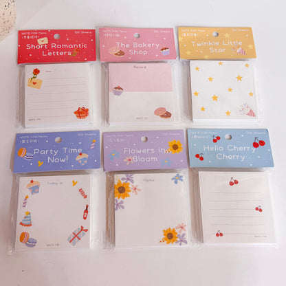 100 Sheets Notepads ( 6 Styles Available )