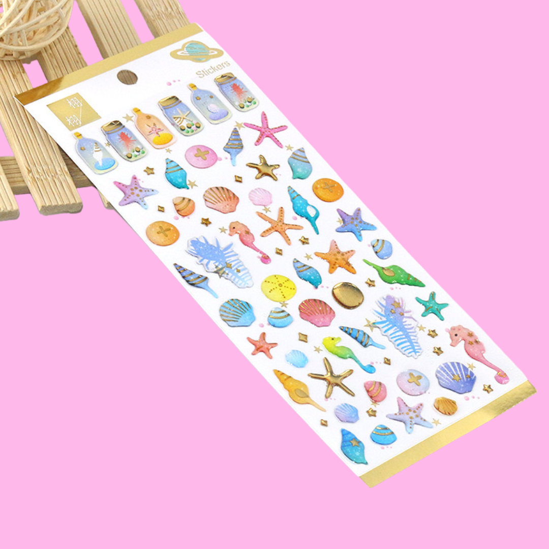 Starfish & Shells Sticker