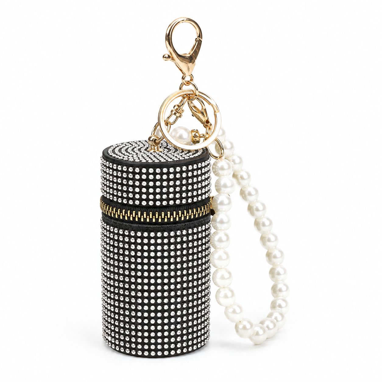 Glitzy Clip-On Bag Charm