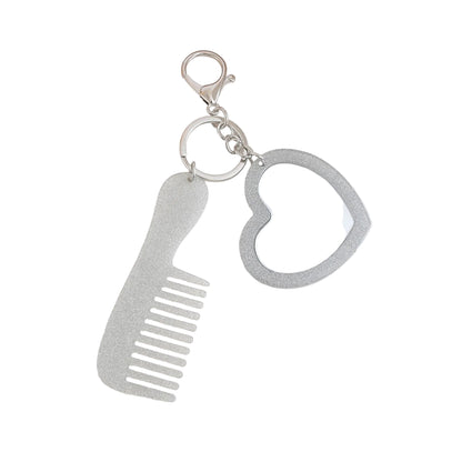Mini Mirror & Brush Bag Charm