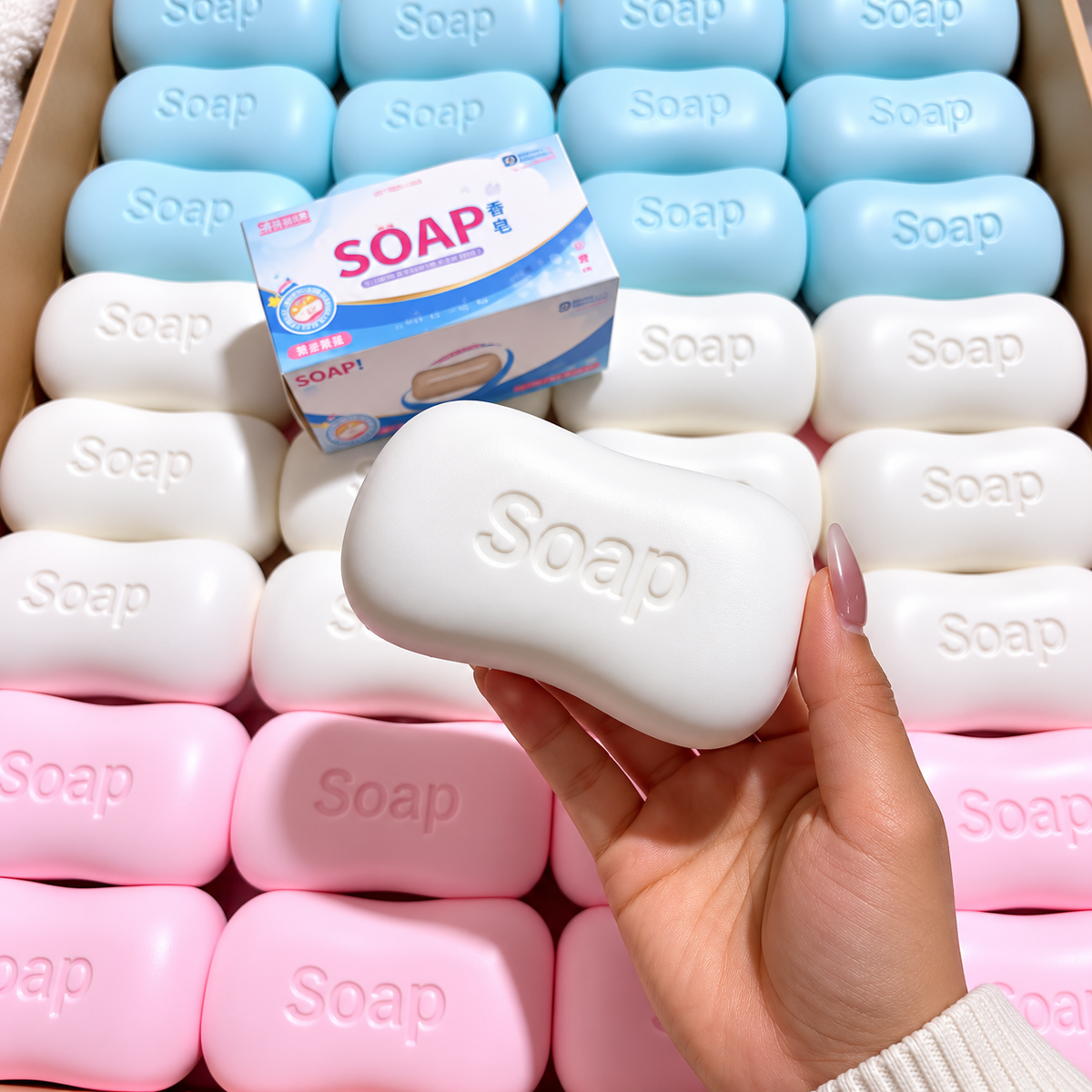 Soap-Shaped Squishy Fidget Toy – Soft Squeeze Sensory Stress Relief Toy