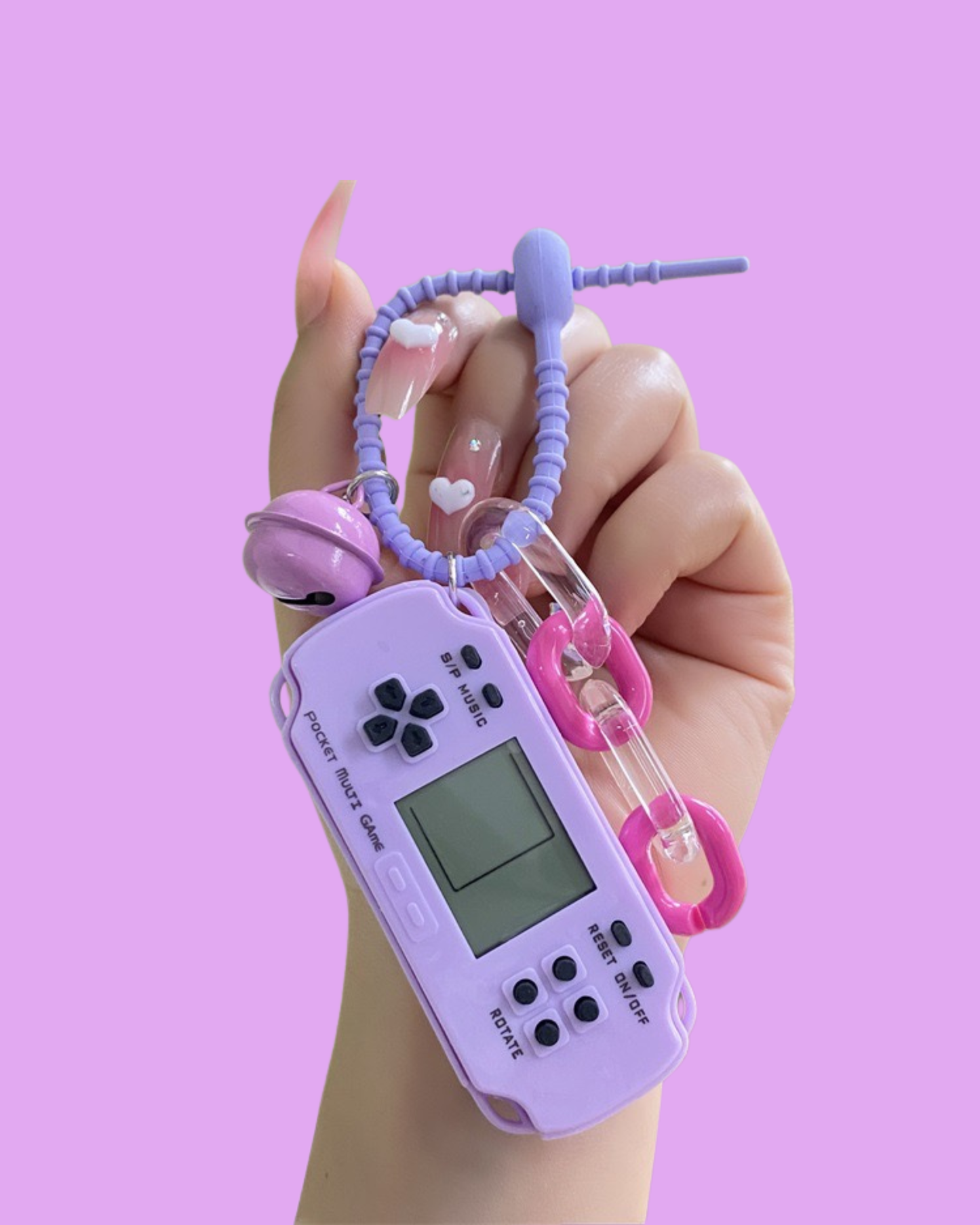 Game On Bag Charms ( 5 Colors )