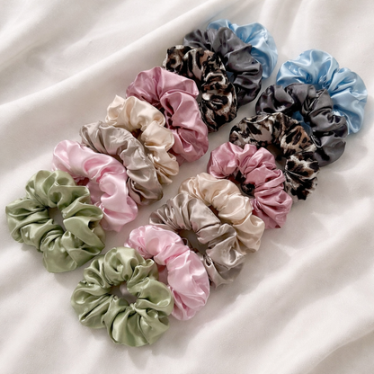 16-piece Satin Scrunchie Set