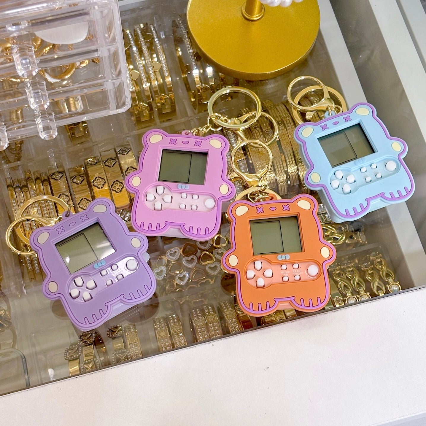 Mini Bear Game Keychain