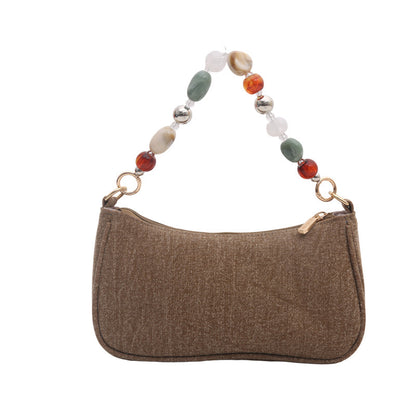 Y2K Beaded Shoulder Bag