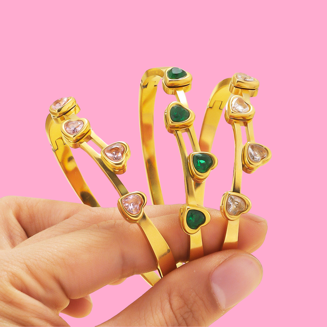 Candy Hearts Bangle