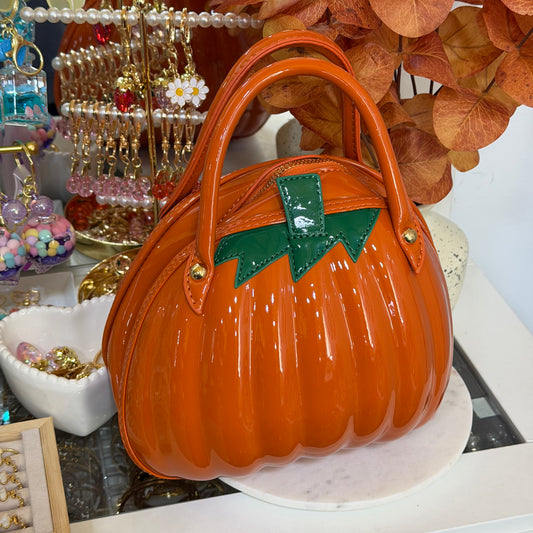 Pumpkin Crossbody Purse