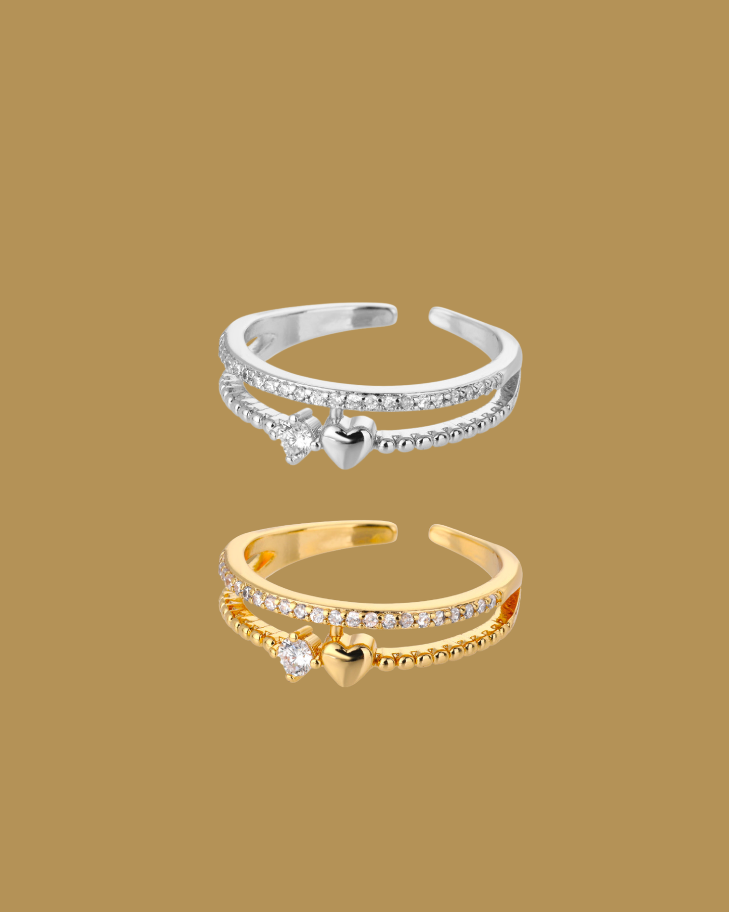 Always Together Ring ( Gold & Silver )