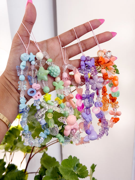 SOB Handmade Beaded Phone Charms ( 5 Colors )