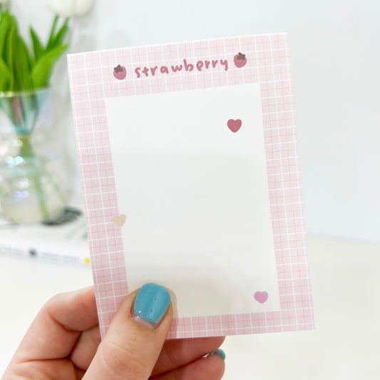 Strawberry Memo Pad