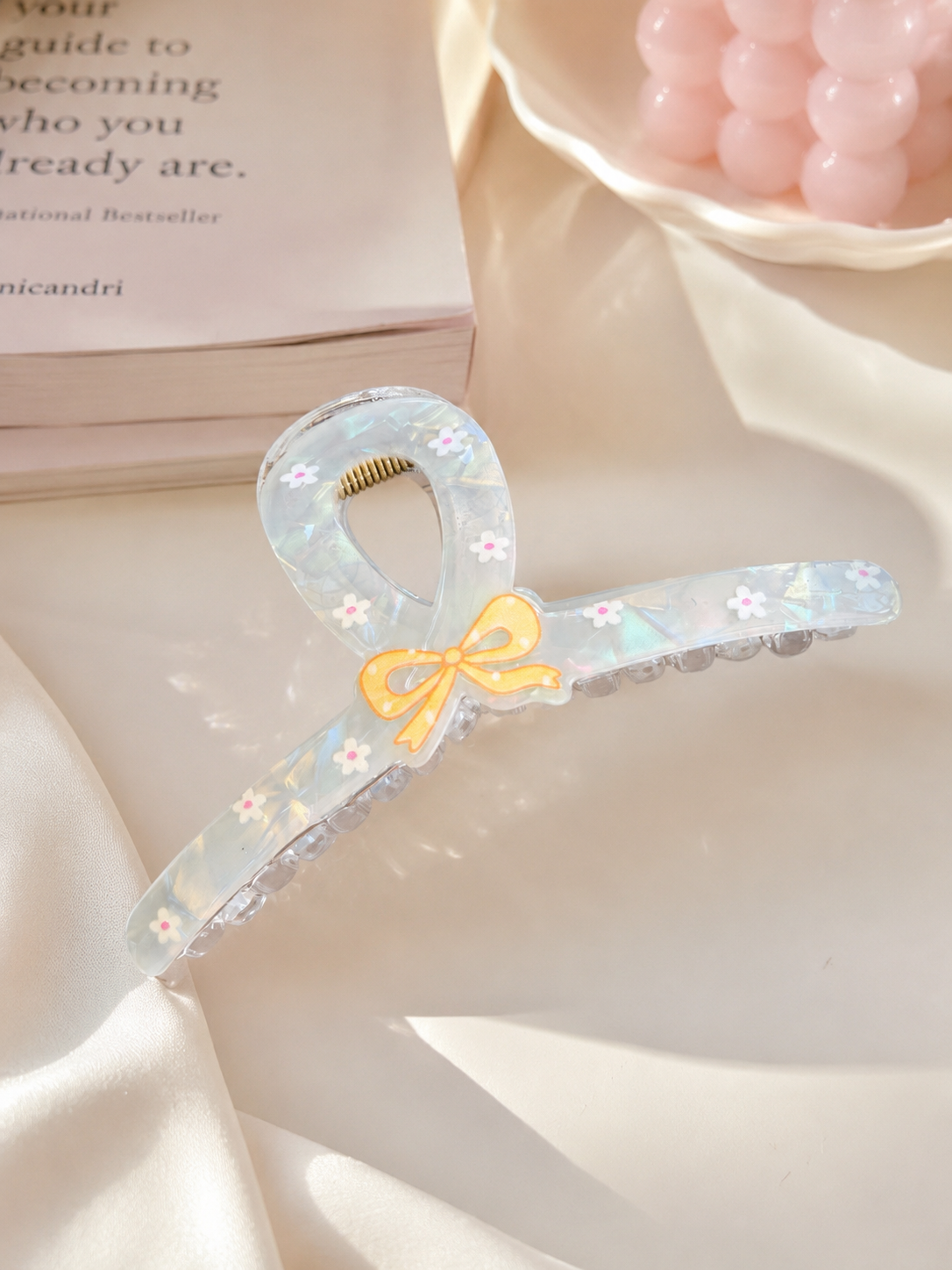 Pastel Bow Hair Claw Clip Collection