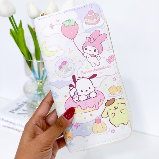 Cartoon Friends Long Wallet