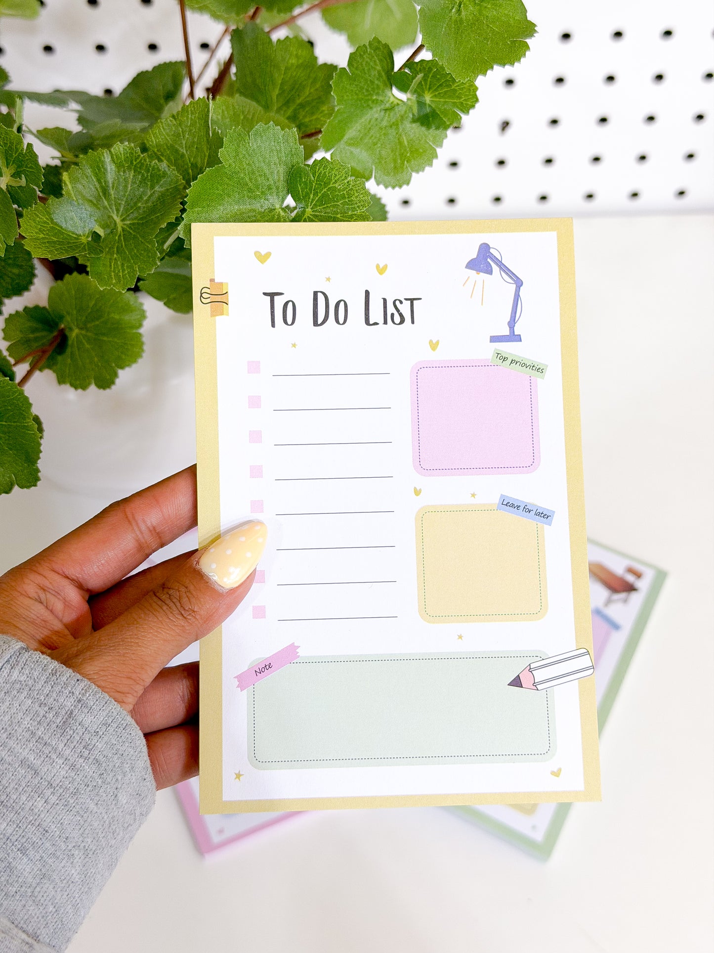 New To Do List Notepad ( 4 Colors available )