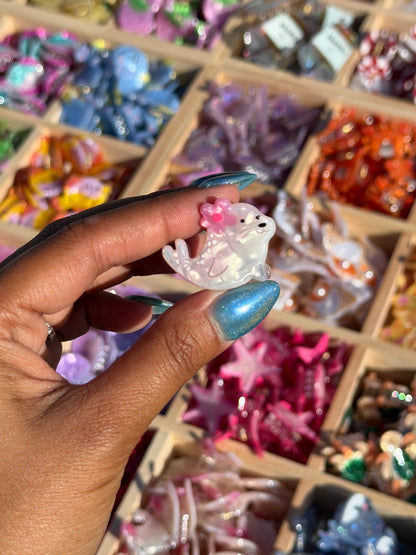 Mini Sea Life 🧜‍♀️✨ Hair Clips