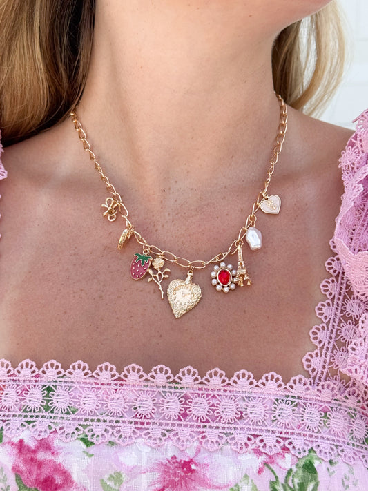 Lover’s In Paris Charms Necklace