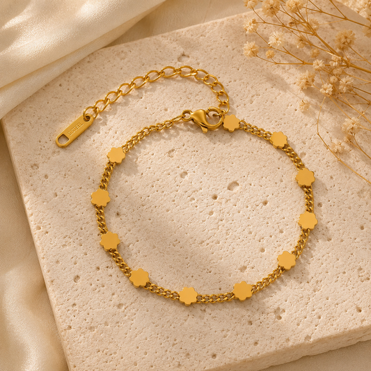 Daisy Glow Bracelet | Tarnish Resistant B-211