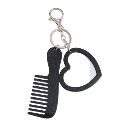 Mini Mirror & Brush Bag Charm