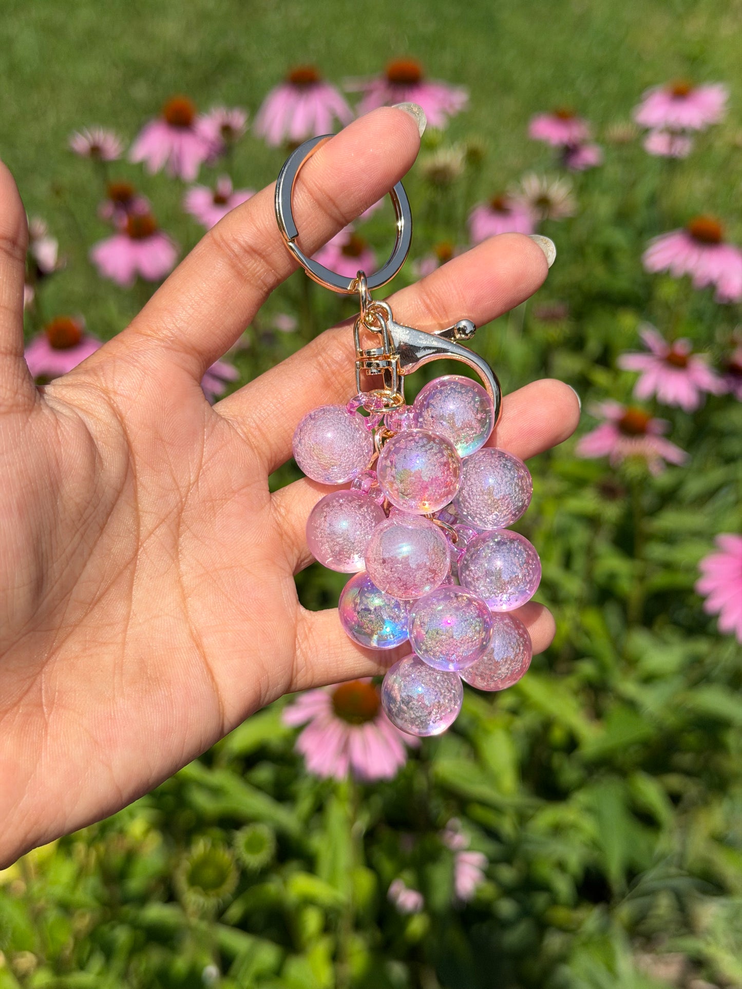 Fidget Grape Bag Charm ( 12 colors available )