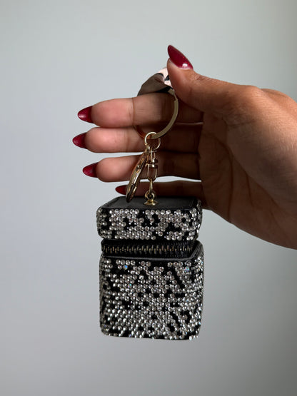 Rhinestone Mini Storage Bag Charm
