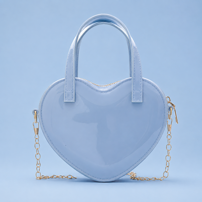 Candy Heart Chain Crossbody Bag ( Available in 5 colors )
